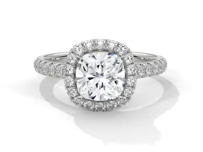 solitaire ring with detail images and 360 render videos 34 3D print model