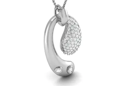 Women Pendant 3dm Render Detail 3D print model