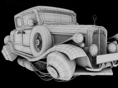 The Hover MoBeel Low-poly 3D model