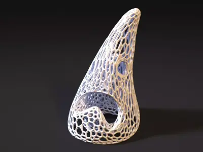 Ghost cone halloween 2 3D print model