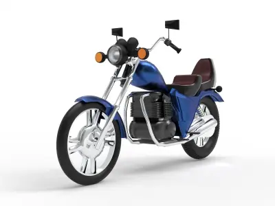 Bike Blitz Low-poly 3D model