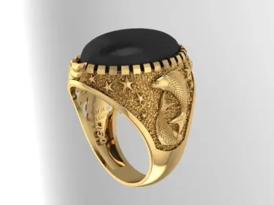 Ring Men 3D print model