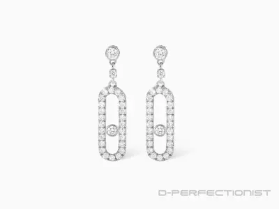 Messika Move Uno Dangling Earring  3D print model