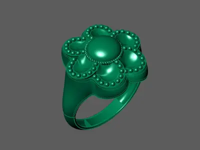 Plain Ring Women Ready STL 3DM Models Womens Rings 3D models 3D print model 22