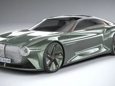 Bentley EXP 100 GT Concept 2019 3D model