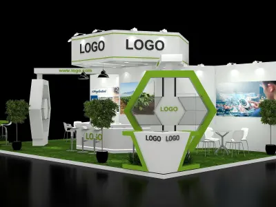 stall 10m x 6m 3D model