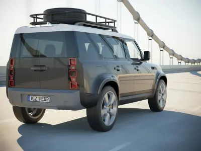 British offroad SUV 3D model