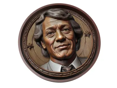 Marcelo Vieira Footballer Medallion 3D print model