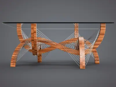 Contour Coffee Table 3D model