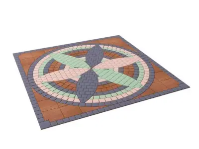 Soft Squarish Mat 3D model