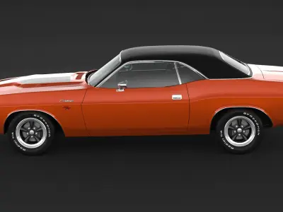 1970 Dodge Challenger RT 3D model