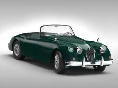 Jaguar XK150 1957-1961 3D model