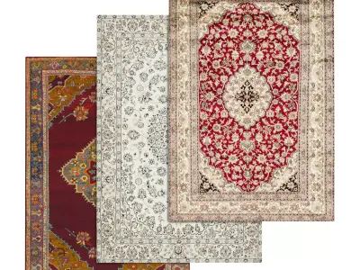 Rug Set 1953 3D model