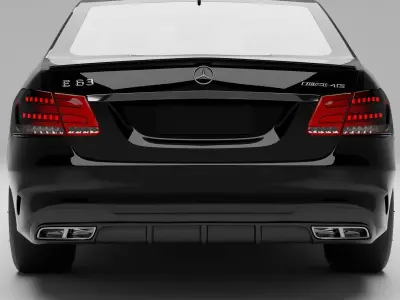 Mercedes-benz-e63 With Interior 3D model