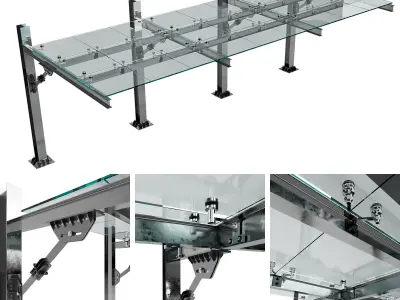 GLASS CANOPY NO13 A 3D model