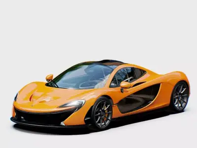 Mclaren P1  Low-poly 3D model