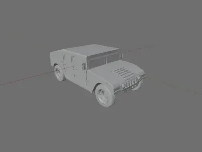 Humvee Or Hummer 3D model