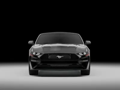 2019 mustang convertible 3D model