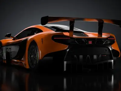 Mclaren 650s GT3 3D model