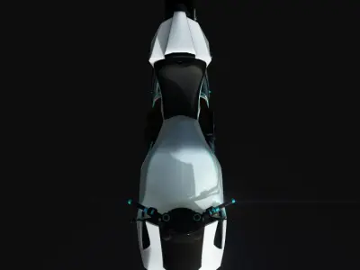 Sport Touring Motorcycle 3D model