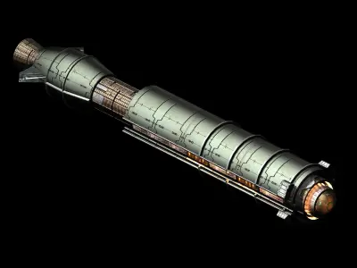 Satellite-spaceship-Xingxu 01 3D model