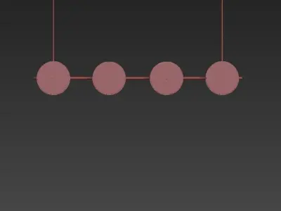 larose black 8 3D model