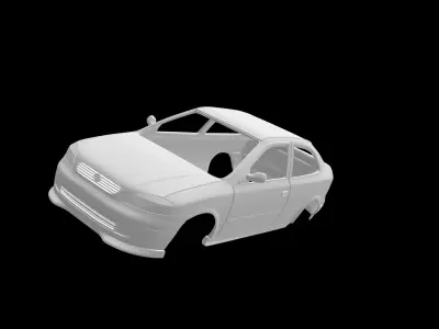 Opel Astra G 3doors Hatchback 3D print model