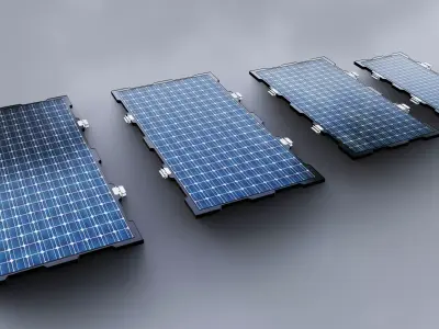New Frame Solar Panel Collection 3D model