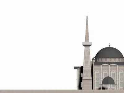 mosque  3d 3D model
