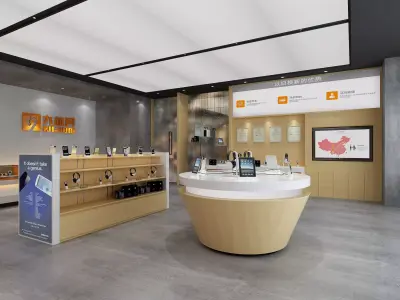 Fashion Tech Store Mobile Phone Low-poly 3D model