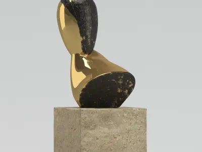 Constantin Brancusi Sculpture 3D model
