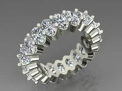 Band Ring 3D print model