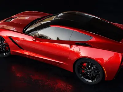 Cheverolet Corvette C7 Stingray - 3d model  3D model