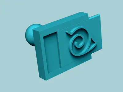 Stamp 94 Naruto Village - Fondant Decoration Maker Toy 3D print model