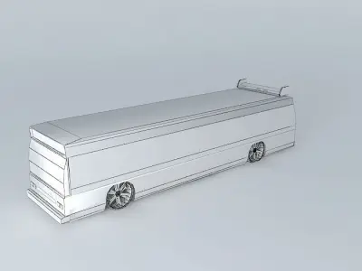 Sweet Party Bus Free 3D model