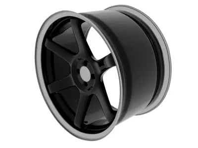 Jdm Rim Low-poly 3D model
