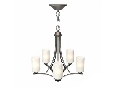 Fehr 5 - Light Shaded Empire Chandelier 3D model