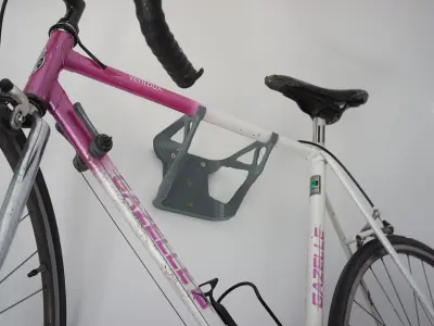 Topology Optimized Racing Bike Wall Hanger mount 3D printing 3D print model