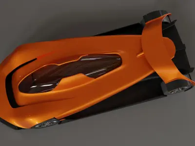 Concept Car 3D Model 3D model