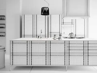 BB Scenes 02 - Kitchen 3D model