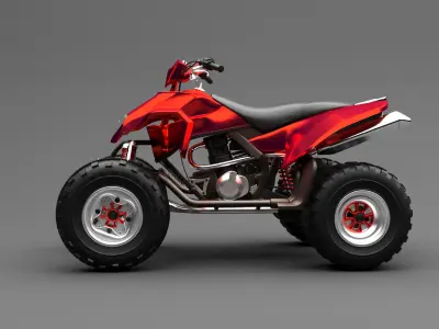 Quadrocycle 3D model