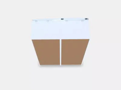 PAX - GRIMO Wardrobe 3 Low-poly 3D model