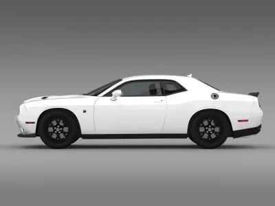 Dodge Challenger RT Scat Pack LC 2015 3D model