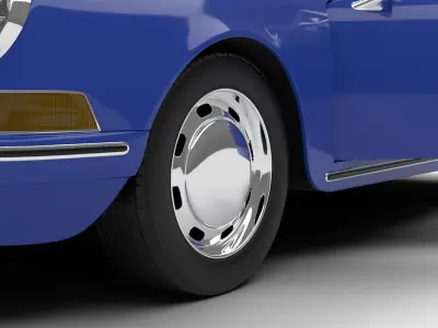 Porsche 911 1964 HQ 3d model  3D model