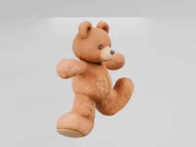 Teddy Bear 3D Model Cute Printable Toy 3D print model