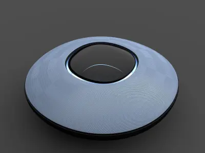 Smart speaker home hub 3D model
