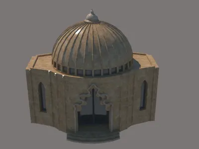 Dome Arab Low-poly 3D model