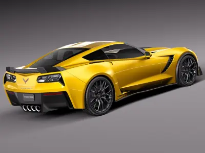 Corvette C7 Z06 2014 c 3D model
