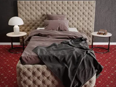 Tuyo headhigh capitonne 3D model