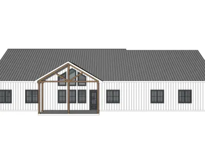 Barndominium House 095 -Archimple LLC 3D model